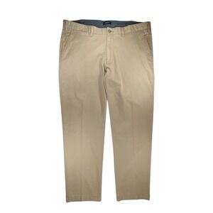 Nautica Pants Mens 38x30 Beige Khaki Chino Cotton Classic Fit Straight Stretch